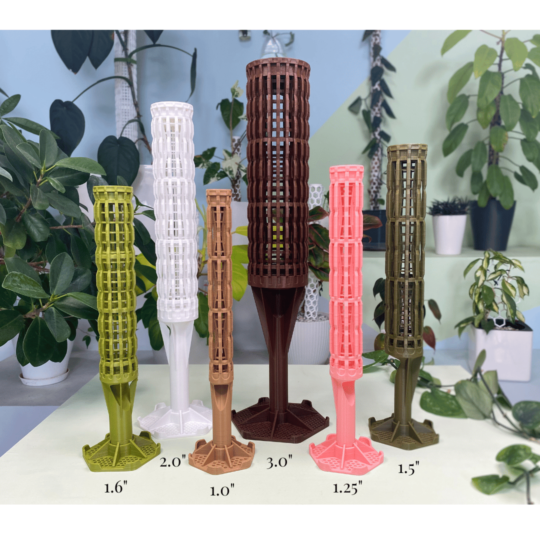 3.0″Φ/XL Pro Series Designer Modular Moss Poles for Plants
